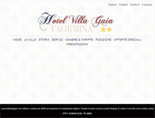 Tablet Screenshot of hotelvillagaia.com
